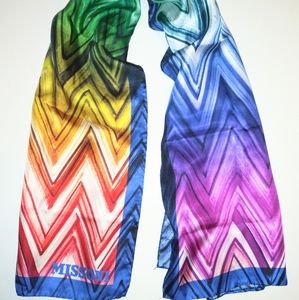Missoni Rainbow Silk Scarf